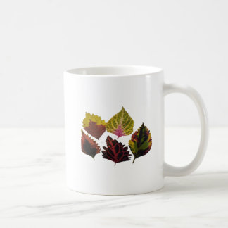 art floral leaves kaffeetasse