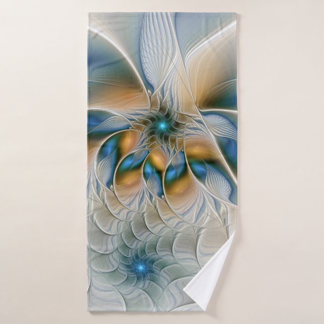 Art Fractal De L'Imaginaire Abstrait En Plein Esso (Serviette de bain)