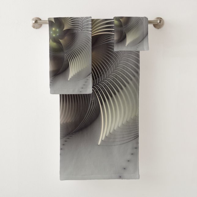 Art fractal forme 3D abstraite moderne (En situation)