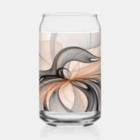 Art fractal moderne gris sienne anthracite abstrai