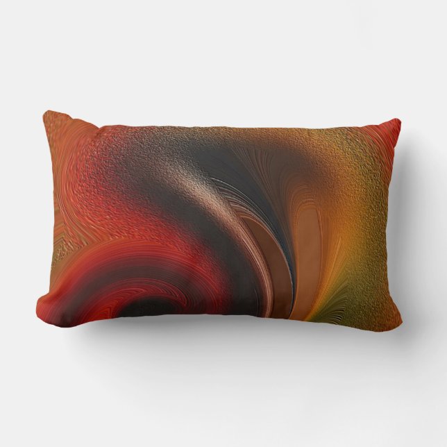 "Art Gallery" Polyester Throw, Lumbar Kissen (Vorderseite)