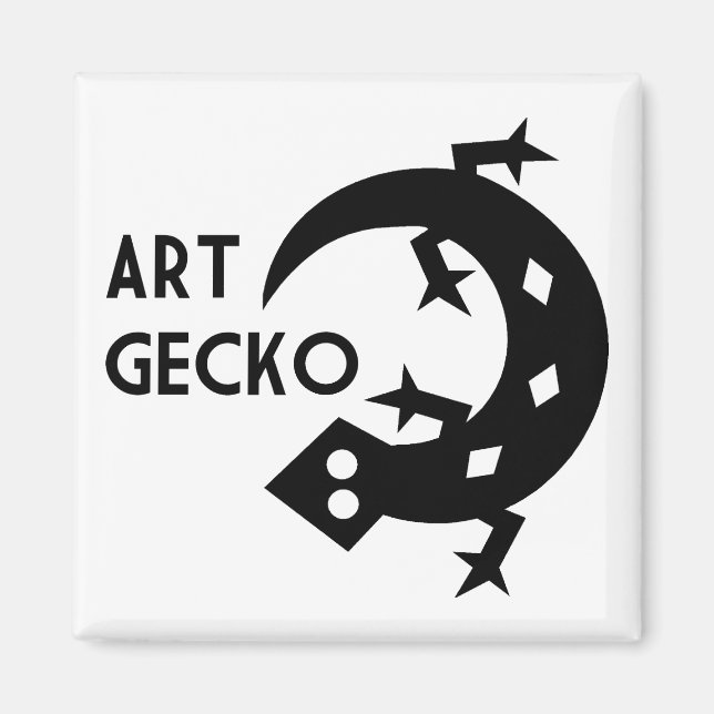 Art Gecko Magnet (Vorne)