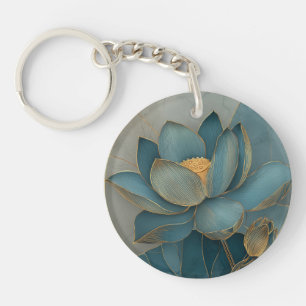 Art géométrique en ligne de fleur de lotus sarcell