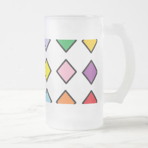 Art givré de tasse en verre givré de 16 onces pa
