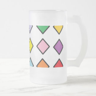 Art givré de tasse en verre givré de 16 onces par