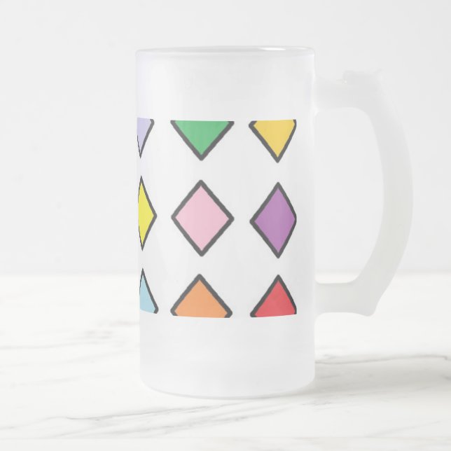 Art givré de tasse en verre givré de 16 onces par (Droit)