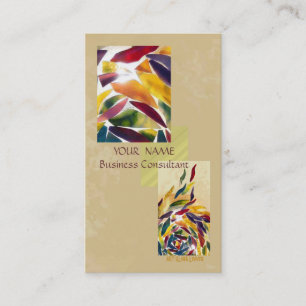 Art Glass Feuilles Moderne Excellent Carte de visi