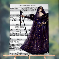 Art gothique vintage de la Reine de la Nuit de l'O