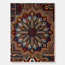 Art graphique de broderie folklorique hunza tradit