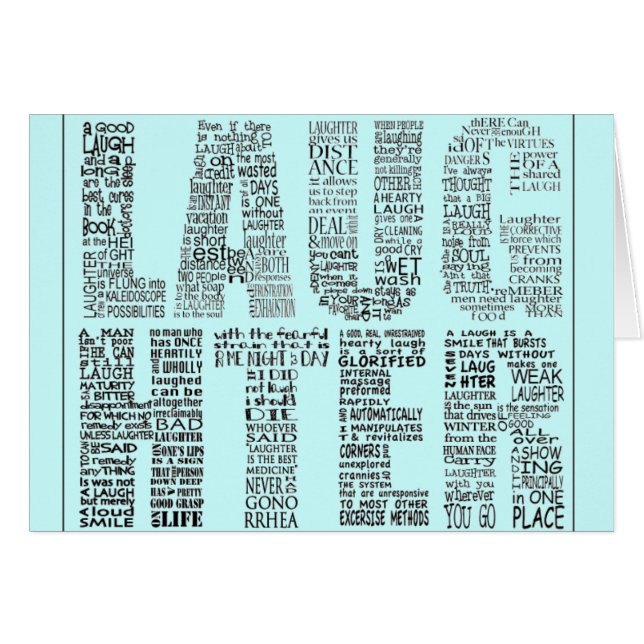 Art Graphique drôle, mignon, rire (Devant Horizontal)