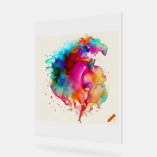 Art graphique moderne couleur eau