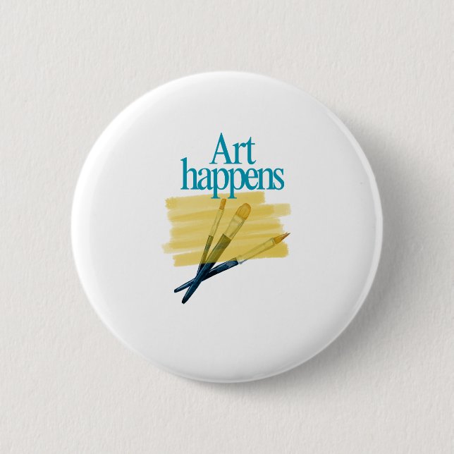 Art Happens Button (Vorderseite)