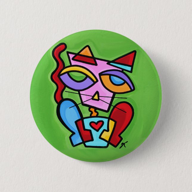 art_happylovecat_rnd button (Vorderseite)