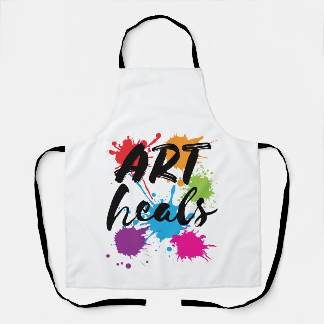 Art Heals Art Therapist Therapie Schürze (Vorderseite)