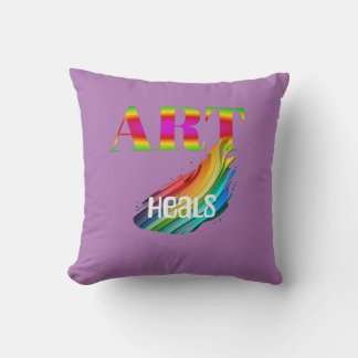 "Art Heals" Kissen