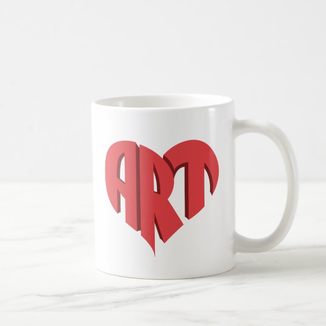 Art Heart Kaffeetasse (Rechts)