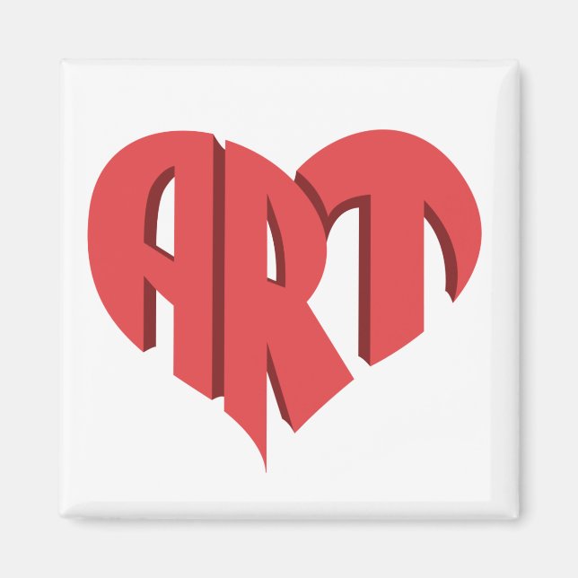 Art Heart Magnet (Vorne)