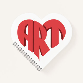 Art Heart Notizbuch
