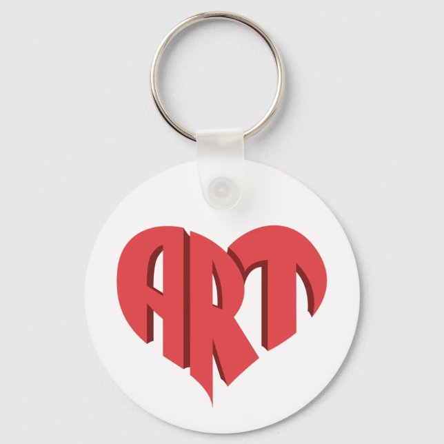 Art Heart Schlüsselanhänger (Vorderseite)