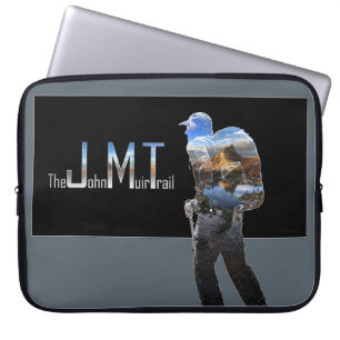 Art - Hiker Silhouette - John Muir Trail Text Laptopschutzhülle