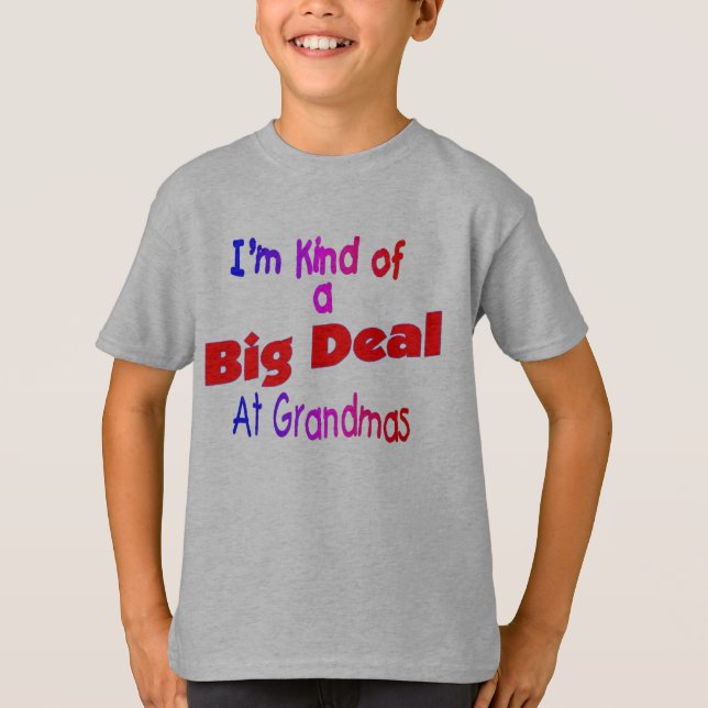 Art Im der Großmütter einer GROSSEN SACHE T-Shirt (Vorderseite)