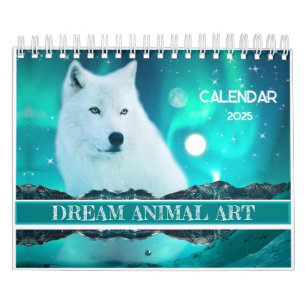 Art imaginaire animal Calendrier 2025