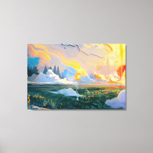 Art Imaginaire Toile Emballée Premium (Gloss)