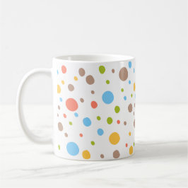 🎨 Art in Circles: Polka Dot Delight Tasse