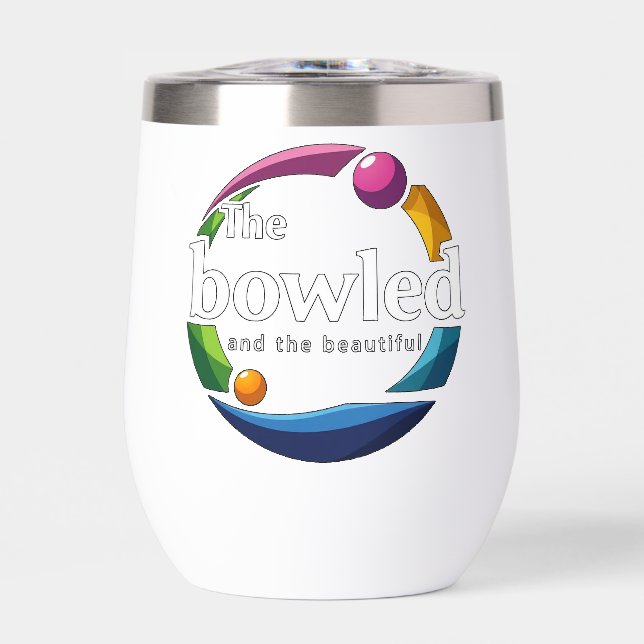 "Art in Motion: Bowling-Logo für Rundrasen, (Vorderseite)