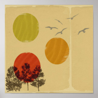 Art in Retro Poster