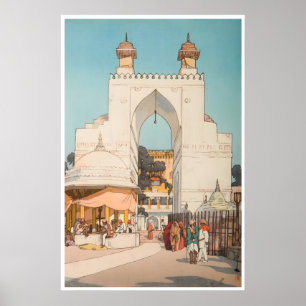 Art Indien Affiche de voyage Inde Impression de ru