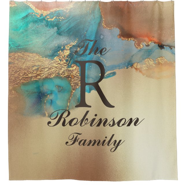 Art Individuelle Name Duschvorhang (Vorderseite)