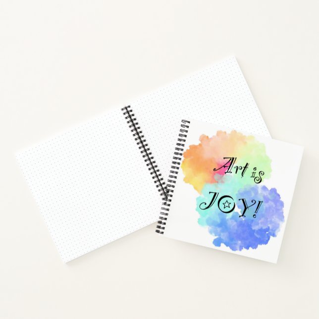 Art is Joy Sketchbook Notizbuch (Innenseite)
