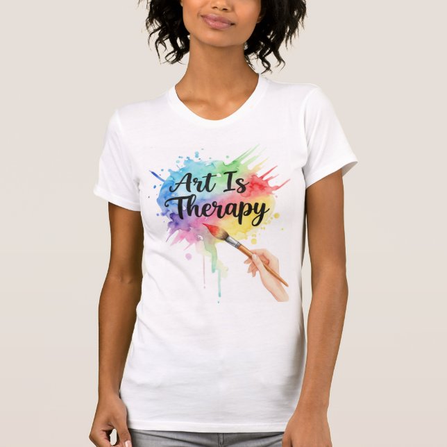 Art Is Therapy Women’s T-Shirt (Vorderseite)