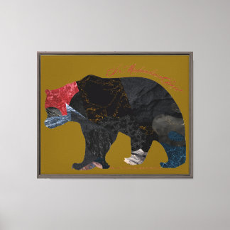 Art It's Offiziell Bear #033e - A MichaelsonEffect Leinwanddruck