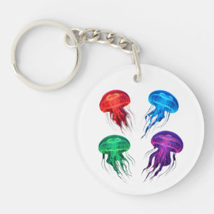 Art Jellyfish brillant coloré
