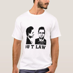 Art Johnny Cash Out Recht Geschenke Männer Frauen T-Shirt