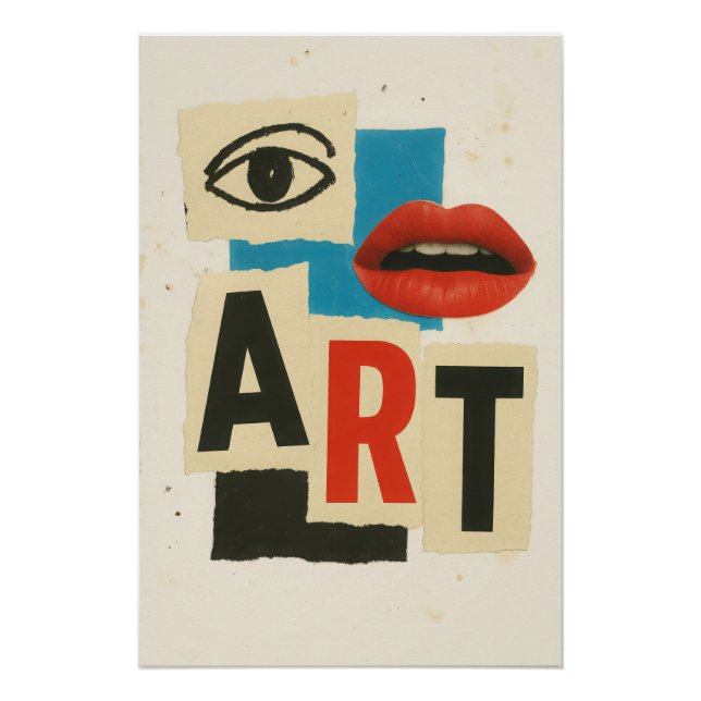 Art Klebeplakat Poster (Vorderseite)