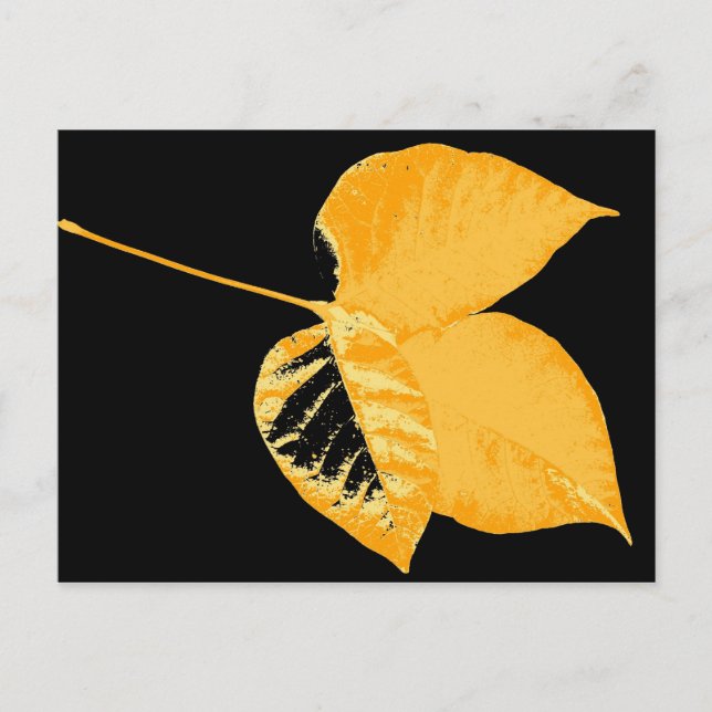 Art Leaf 12 Postkarte (Vorderseite)