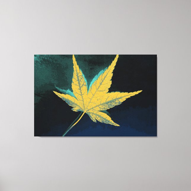 Art Leaf Herbst 5 Leinwanddruck (Vorderseite)