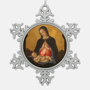 Art Madonna & Enfant ornement de Noël