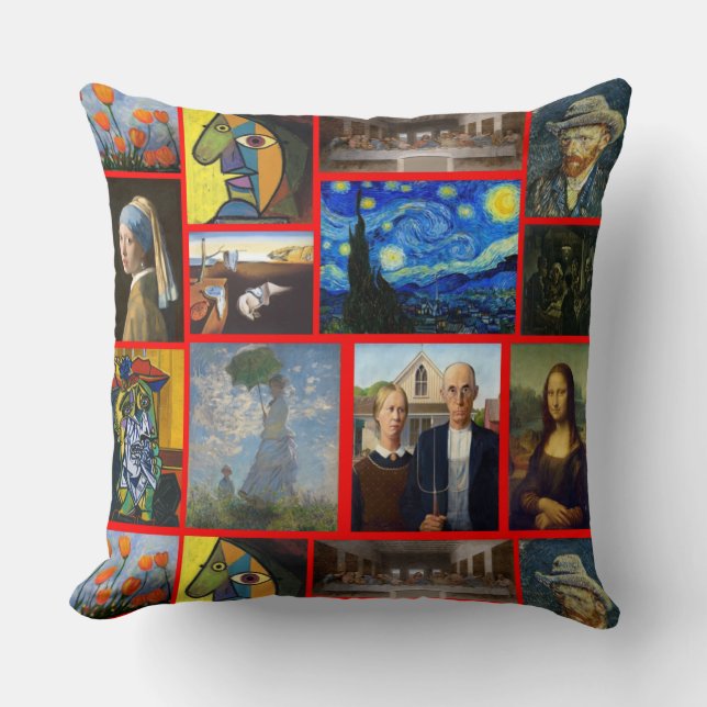Art Masterpieces, Red Kissen (Vorderseite)
