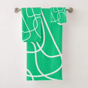 Art moderne Abstrait en vert mou