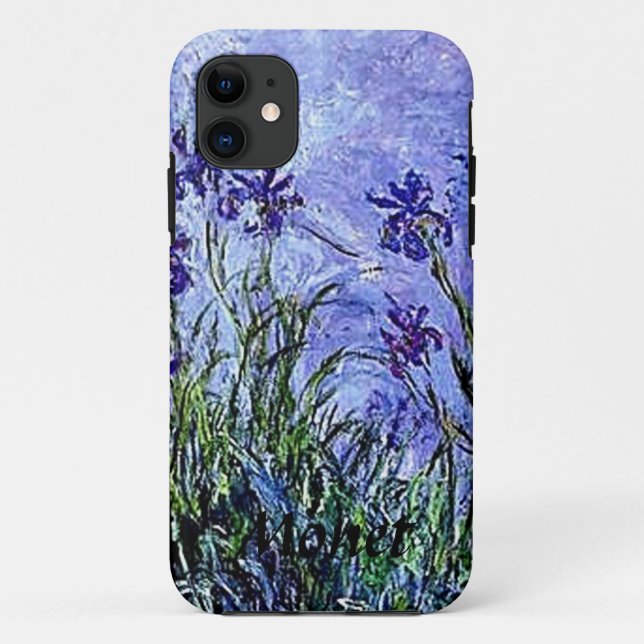 Art Monet Irises Case-Mate iPhone Hülle (Rückseite)