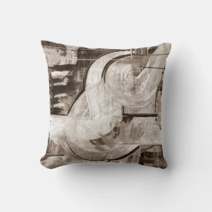 Art Monochrome Original Personnalisé Coussin