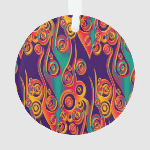 Art Motif tatouage - flammes & cercles