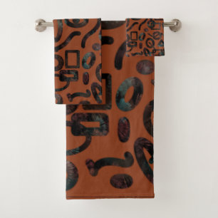 Art Motif tribal autochtone Happy Face Scratchboar