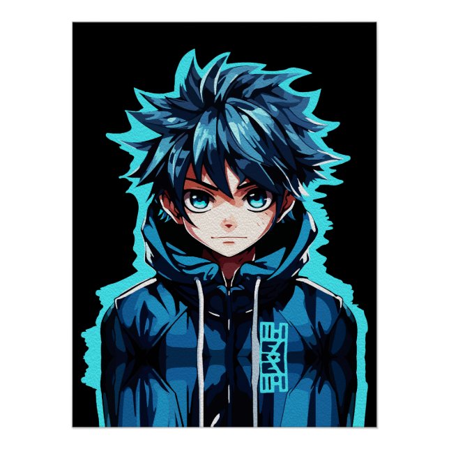 Art mural créatif Anime | Garçons 09 (Devant)