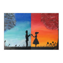 Amoureux en Silhouette
