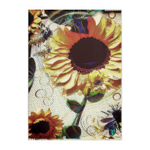 Art Acrylique Tournesol Mur